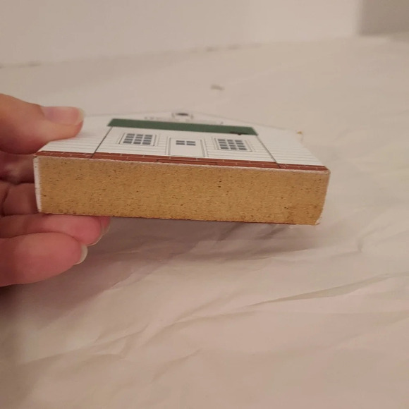 Vintage 1991 The Cat's Meow Ohio Amish Series Brown School Shelf Sitter - Picture 7 of 8